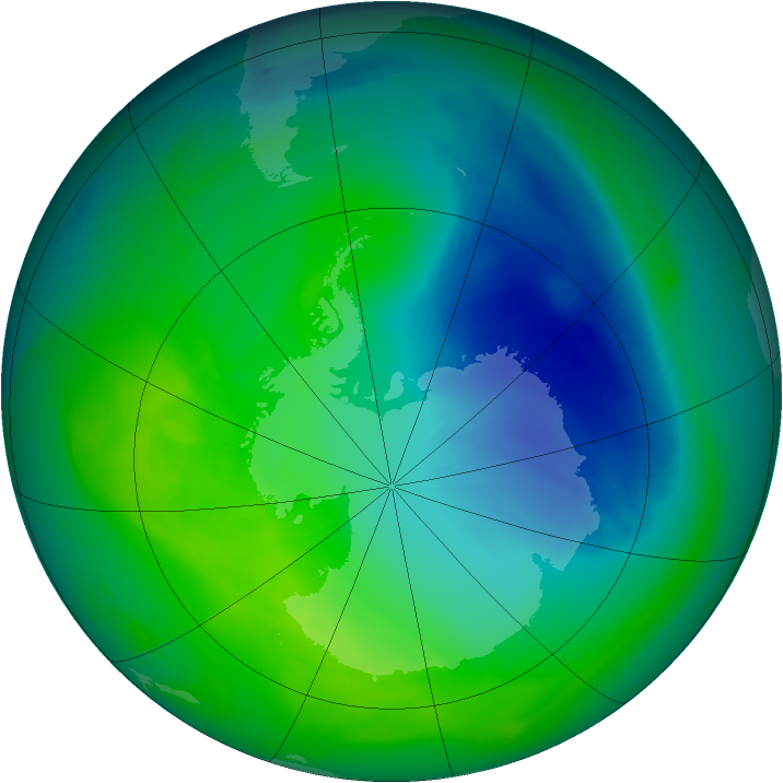 Ozone Map 2005-11-12